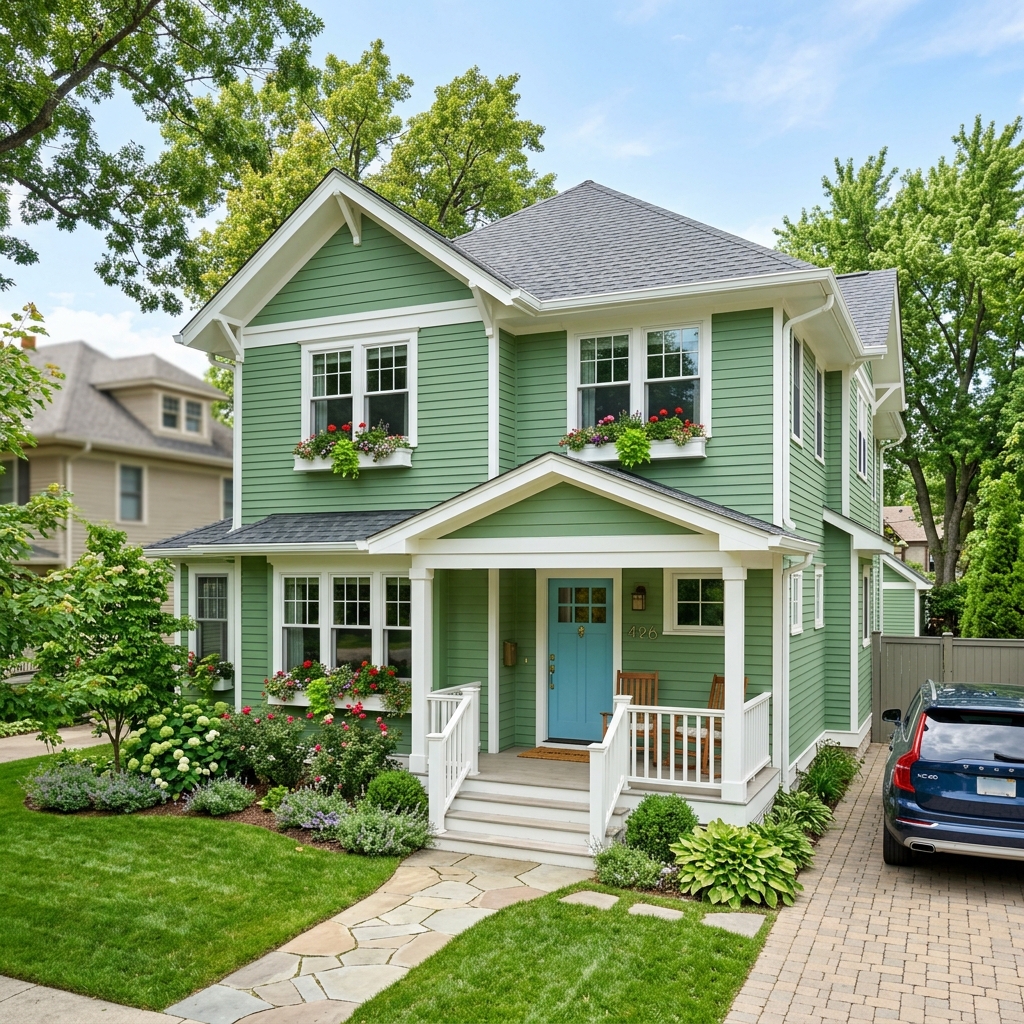 Vibrant Hermosa-painted homes